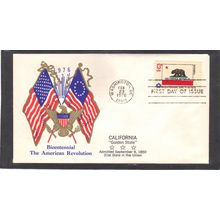 FDC Boerger Cachets 1663 13c Californis (Cachet-U/A) CV00718