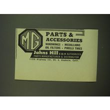 1949 MG Car Parts & Accessories Advertisement