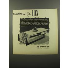 1953 Fox Products Cosmopolitan Cocktail Table Advertisement - Modern by Fox