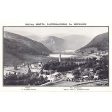Royal Hotel Glendalough County Wicklow Irish Tariff Rare Postcard