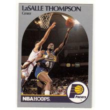 1990-91 Hoops LaSalle Thompson basketball card #140 - Pacers