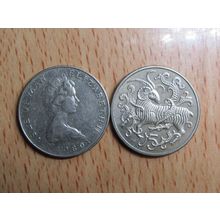 Isle of Man 1980 5p Coin