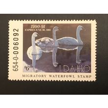 ICOLLECTZONE US Idaho 1990 #4 Duck Stamp XF NH