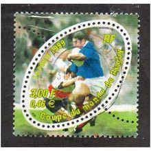 FRA 1999 3F 'RUGBY WORLD CUP' FINE USED (EBID20-170)