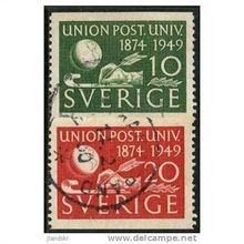 1949 Michel 351+352 - #2 fine used (o)