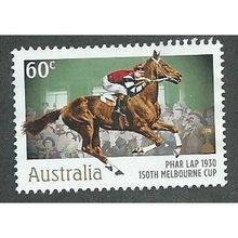 AUS 2010 60c 'MELBOURNE CUP -PHAR LAP' FINE USED (EBID36-942