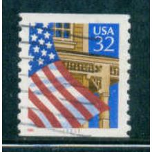 Used 2913 32c U.S. Flag Over Porch Fine CNS 11111 W0827