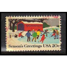 Used 2029 20c Skating Fine W4601
