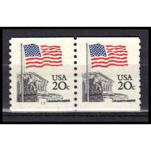 1895 20c U.S. Flag Very Fine MNH SG CNP Left 13 PA0266