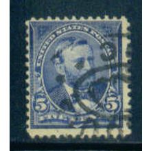 Used 281 5c Ulysses S. Grant Barely Clears M04733