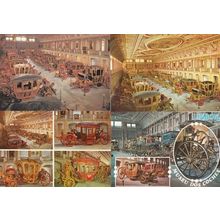 Lisboa Portugal Coach Museum Transporation 4x Postcard s