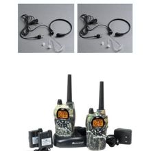 2 WALKIE TALKIES MIDLAND GXT1050 +2 LARINGOFONOS 56KM 5W RESISTENTES SISTEMA VOX