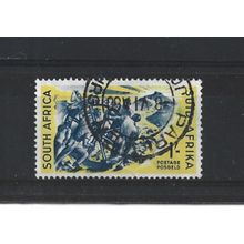 SouthAfrica.SG181 1s "Wheel of Progress".Fine Used.Aug25b