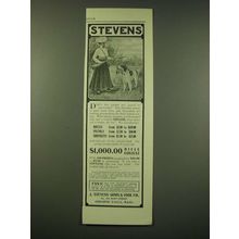 1902 Stevens Firearms Ad - Rifles, Pistols, Shotguns