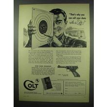 1954 Colt Sport Model Woodsman Pistol Ad