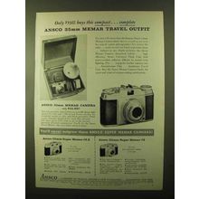 1957 Ansco Memar Camera Ad - Compact Complete