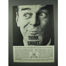 1960 State Farm Insurance Ad - Think Smart!