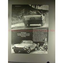 1976 MG Midget Car Ad - No Higher Sports Car MPG!!