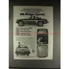 1976 MG Midget Special Car Ad - Why Drive a Little Box!