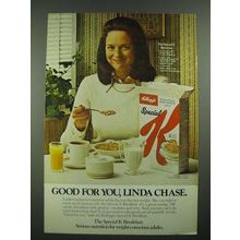 1976 Kellogg's Special K Breakfast Ad - Good For You, Linda Chase