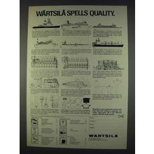 1982 Wartsila Shipping Ad - Cable-Laying Emba