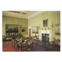 DINING ROOM, BERRINGTON HALL, LEOMINSTER unused postcard National trust /