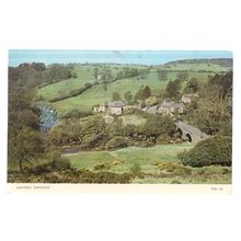 DARTMEET, DARTMOOR, Devon used vintage postcard by Jarrold 1961 postmark =