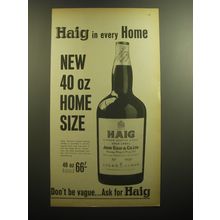 1964 Haig Scotch Advertisement - Haig in every Home