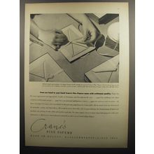 1952 Crane's Fine Papers Advertisement - Craftsman Quality