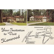 Buy A New Home In Kenwood Birmingham USA Advertising 1950s Postcard
