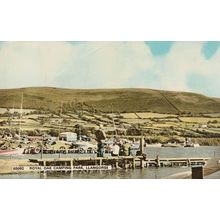 Royal Oak Camping Park Llangorse Wales 1970s Postcard
