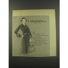 1956 I. Magnin & Co. Vin Draddy Golfer Ad - Easy Going