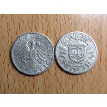 Austria 1946 50 Groschen Coin