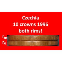Ⰶ LION (1993-2025): CZECHIA ★ 10 CROWNS 1996 BOTH VARIETIES★LOW START★NO RESERVE