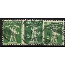 1910 Michel 113I+113II+113III - fine used (o)