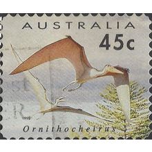 AUSTRALIA, DINOSAUR, Ornithocheirus, grey 1993, 45c, #5