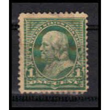 Used 279 1c Benjamin Franklin Barely Clears RA1477