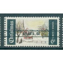 1384 6c Winter Scene Fine MNH GA. PreCnx R0386