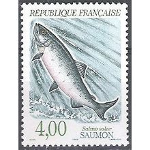 France 1990 Michel 2801 Neuf ** Cote (2008) 2.30 € Saumon