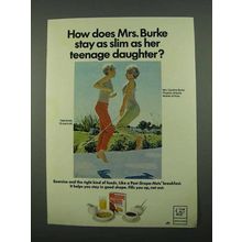 1969 Post Grape-Nuts Cereal Ad - Mrs. Burke Stay Slim