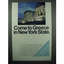 1969 New York Tourism Ad - Come to Greece
