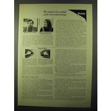 1971 Kodak X-Ray Film Ad - We Want to Be Useful