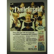 1971 Renuzit Soft Starch Ad - Hallelujah!