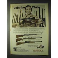 1972 Browning Ad - BAR, Bolt Action, BLR Rifles