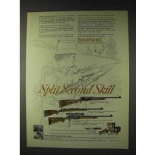 1972 Browning Ad - BLR, Bolt Action, BAR Rifles