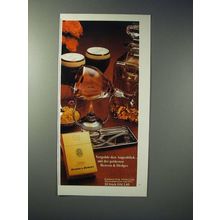 1977 Benson & Hedges Cigarette Ad - In German - mit der goldenen