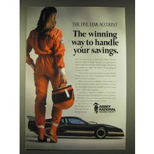 1989 Abbey National Building Society Ad - The Five star account The winning way