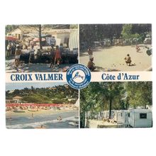 CROIX VALMER, COTE D'AZUR, FRENCH RIVIERA .used postcard.1983 postmark #
