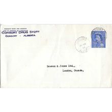 Canada #EN72b Postal Envelope USED 1955 "RETURN NOTICE..." Variety Karsh