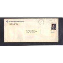 Maonic Stamp Club Cover 1553 10c Benjamin West CV03068